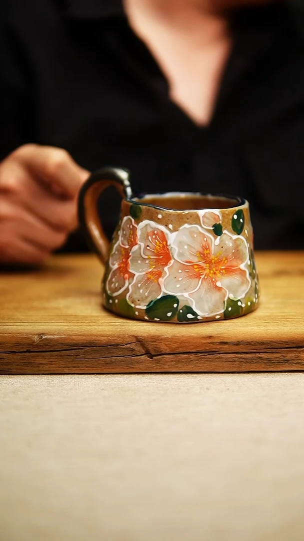 @@陶园瓷舍@@纯手工手绘@高温釉下彩