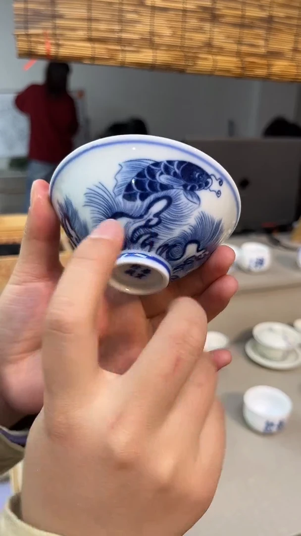 景德镇高温瓷鱼化龙