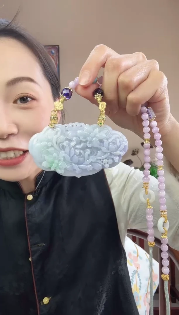 【闪购商品】翡翠颈饰未镶嵌国风原创