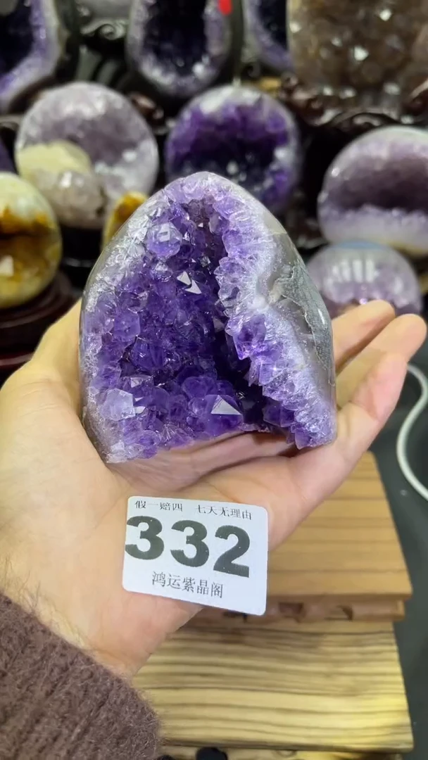 未镶嵌大型摆件（非配饰）紫晶332号摆件