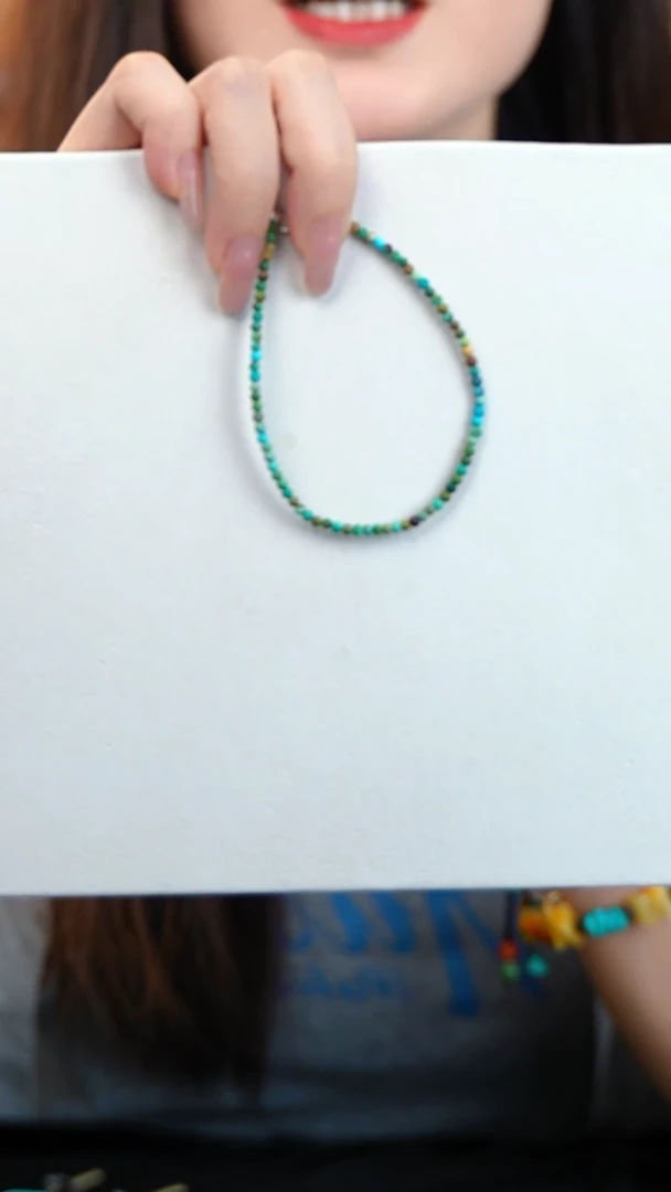 手链绿松石天然矿石