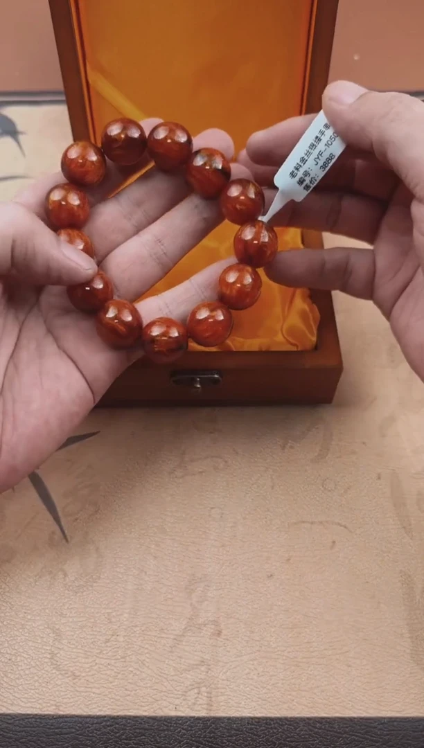 菩提根/象牙果手串精品手串老料金丝
