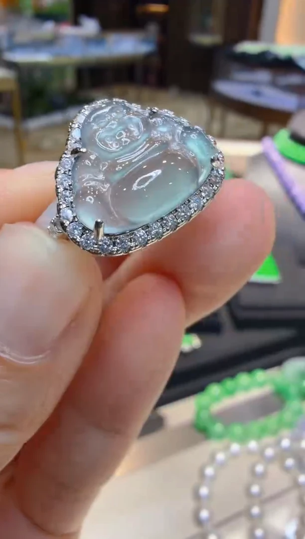 合金戒指翡翠多样性团购发一件