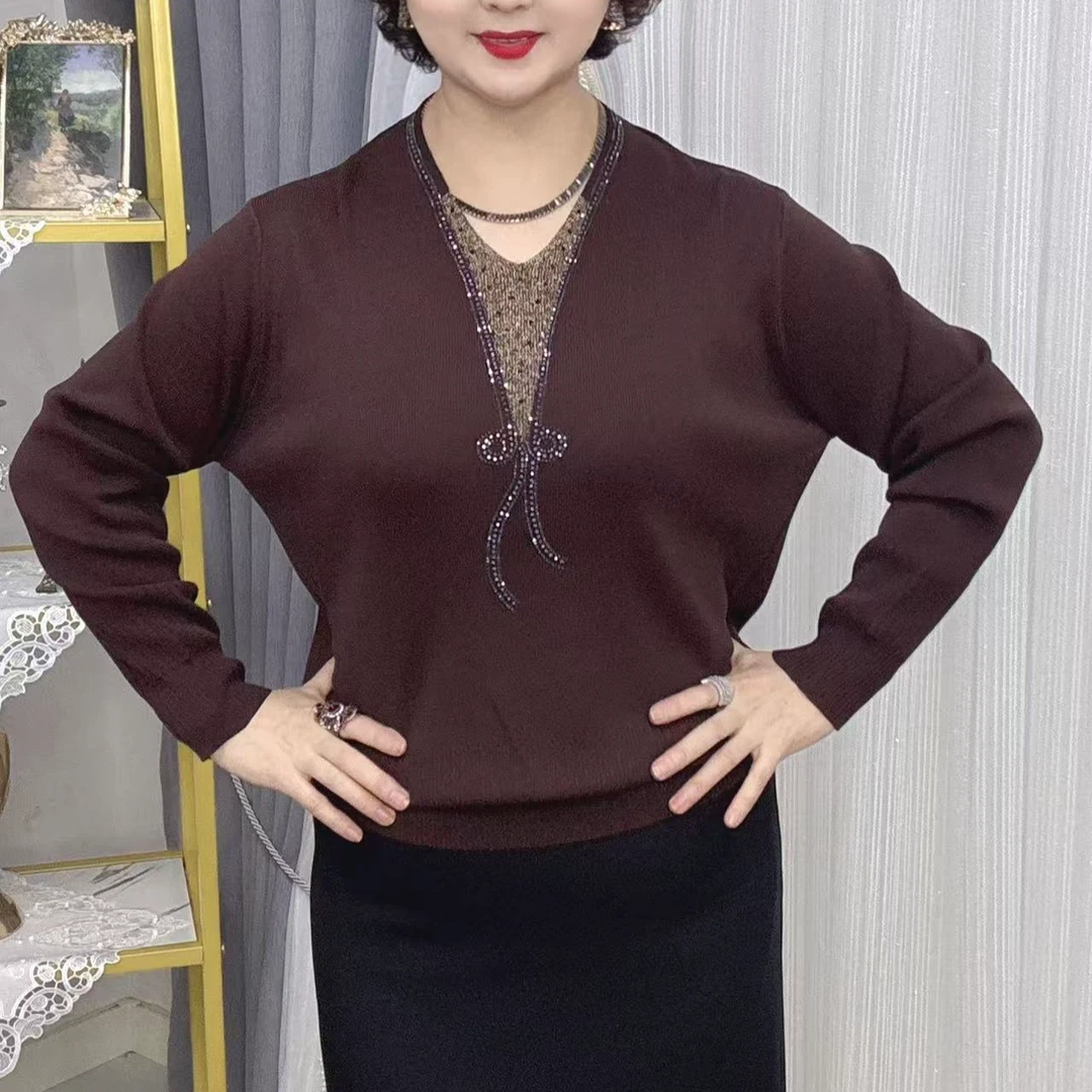 新年新款时尚高贵气质毛衣