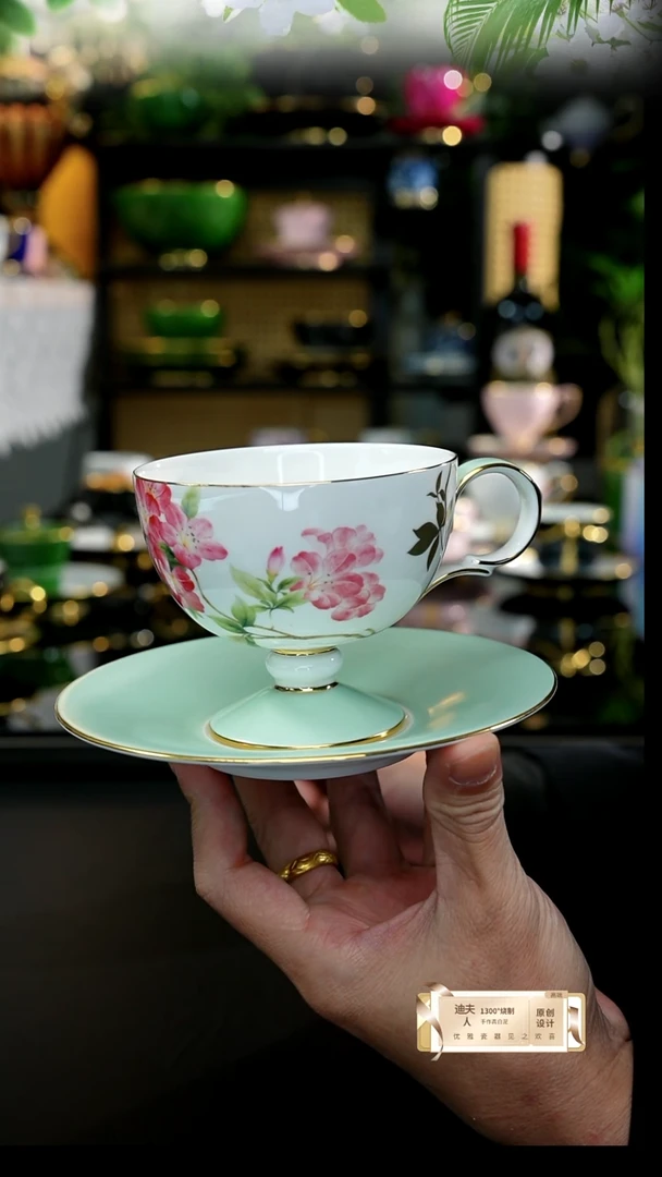 海棠花咖啡杯，，，，