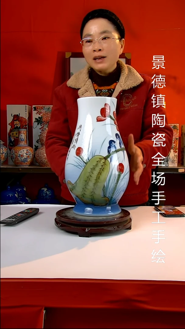 摆件陶瓷景德镇陶瓷 全场手工手绘