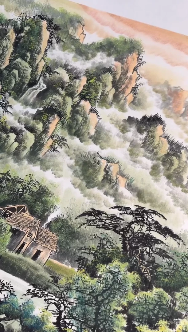 国画46赵隆轩美术馆李庆兴老师作品