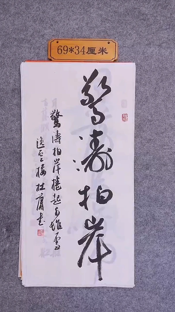 书法027中书协 杜潇书法放漏