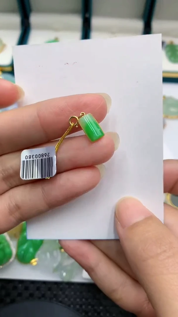 【闪购商品】翡翠颈饰18K金镶嵌            8