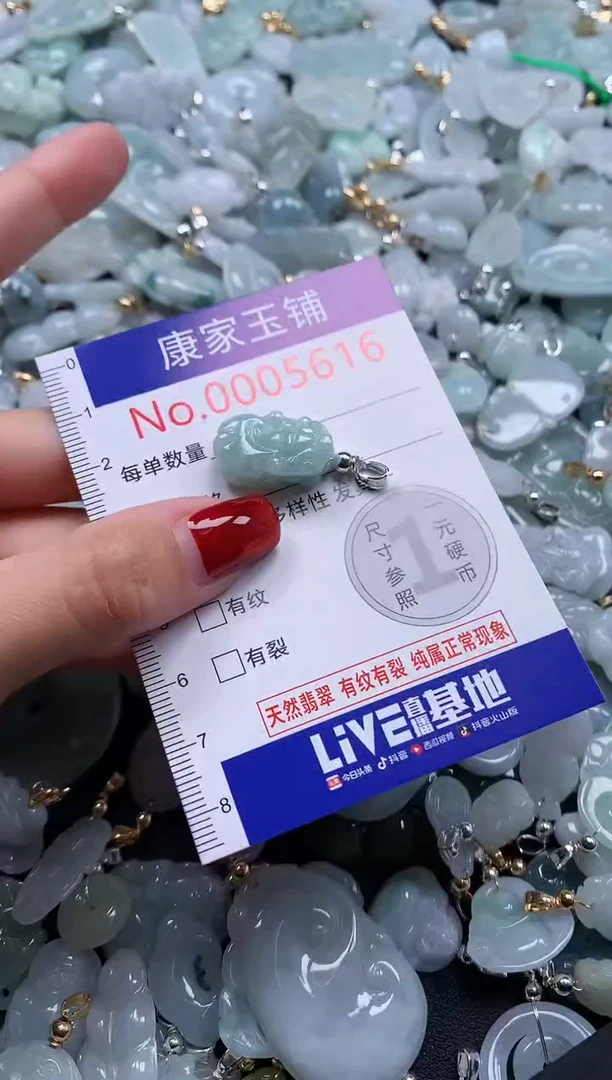 翡翠未镶嵌吊坠(不含链)5616