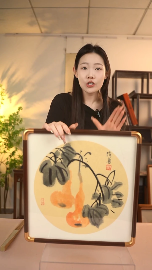 【闪购商品】国画陈勇 花鸟小方1 38*38 hk