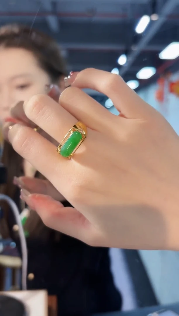 【闪购商品】翡翠戒指未镶嵌缅料A货/支持复检/一件