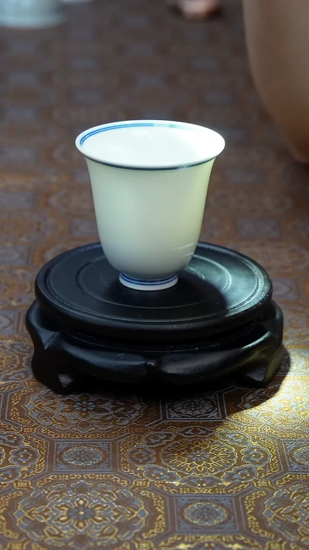 杯子景德镇手工铃铛杯