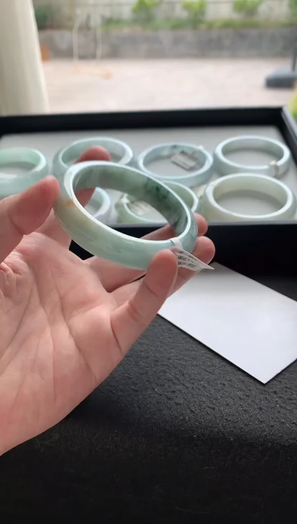 未镶嵌手镯翡翠60正圈Y4909买断