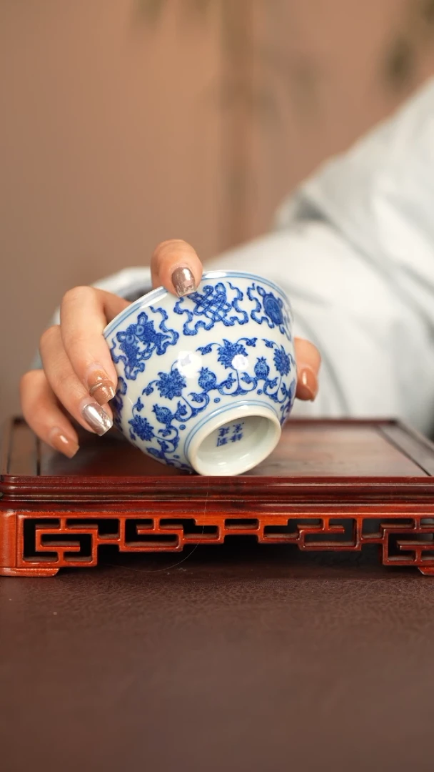 【闪购商品】杯子刘建锋窑景德镇手工手绘陶瓷+-
