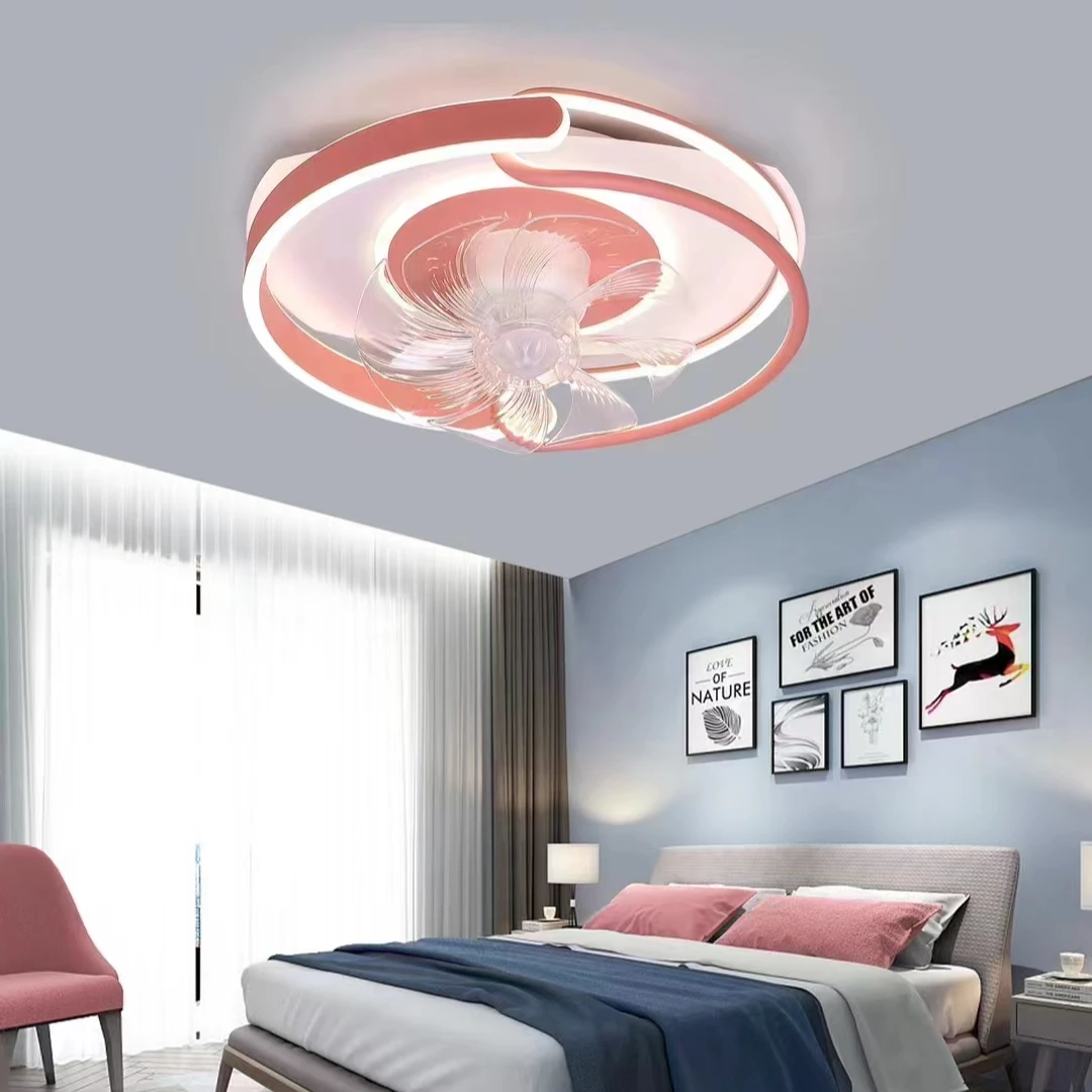 吸顶风扇灯2025新款卧室简约客厅餐厅儿童家用电扇吊扇灯松弛感