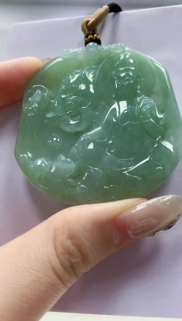 未镶嵌定制翡翠4829jw-毛货挂件45