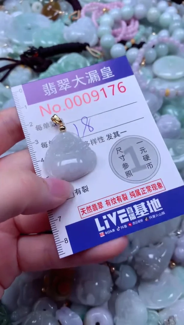吊坠(不含链)未镶嵌翡翠9176