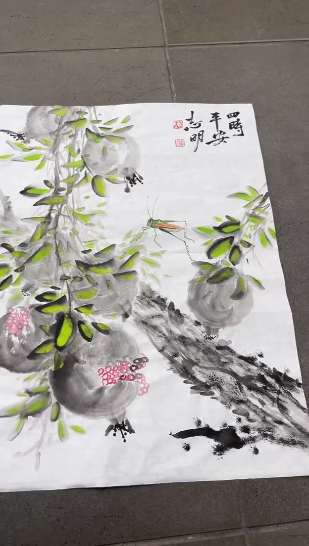 绘画韩江书画-陈志明2画