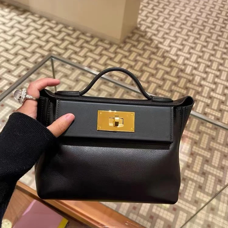 【芝麻集】XKY-6809-黑色RAIN.CUN时尚百搭腋下斜跨女包广州