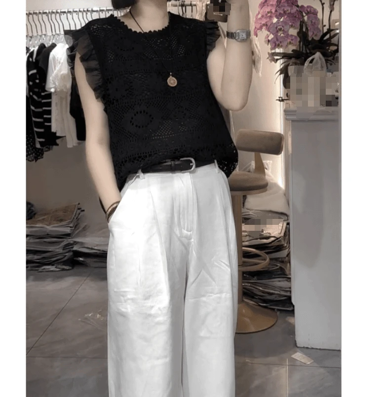 夏季新款时尚气质镂空潮流女装