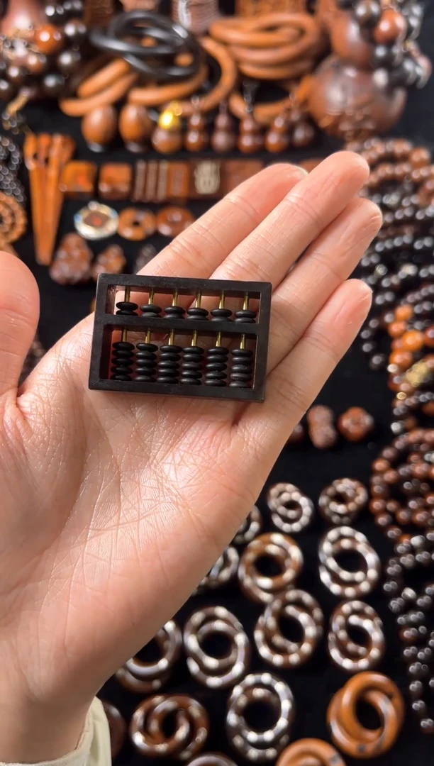 枣木雷击枣木玉化算盘