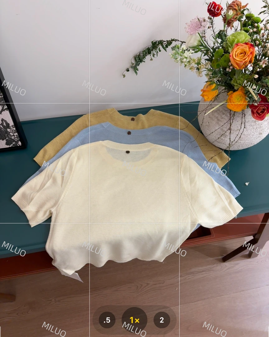 【哈尼家2】自然气息 柔软亲肤高弹力针织T恤 明媚减龄百搭款T199