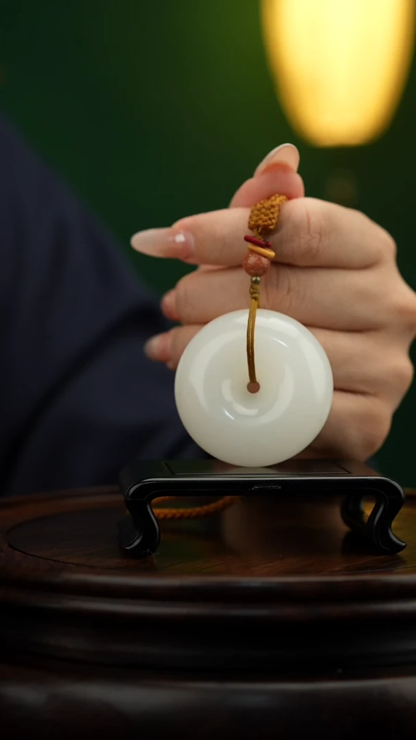 玉【平安扣】天然玉石手把件