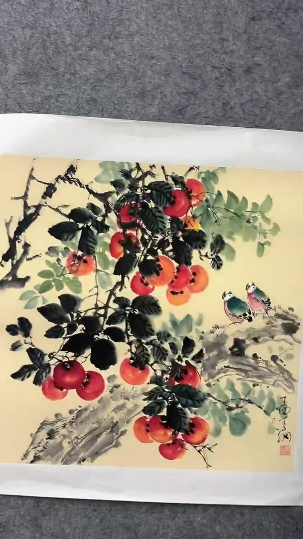 国画李纲-4平尺-花鸟国画