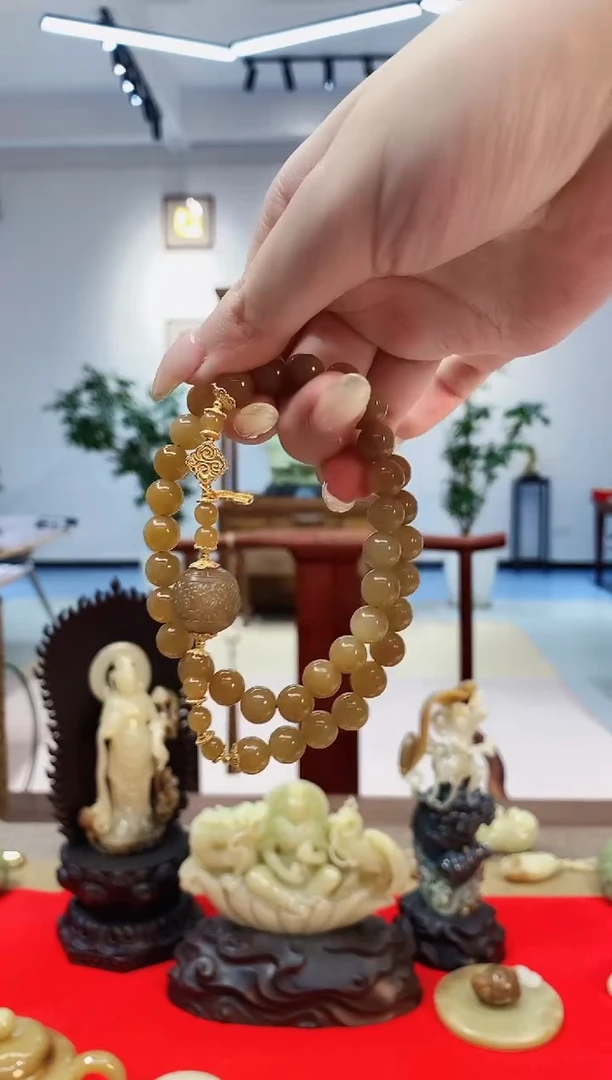 【闪购商品】和田玉手串未镶嵌约8mm多样发发一件