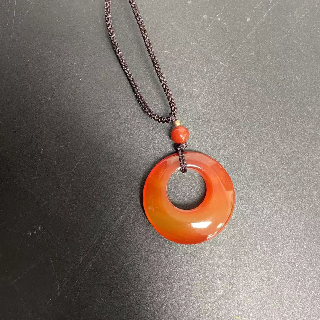 【小杰推荐】冰飘南红公主扣吊坠 （多样性发其一）10606