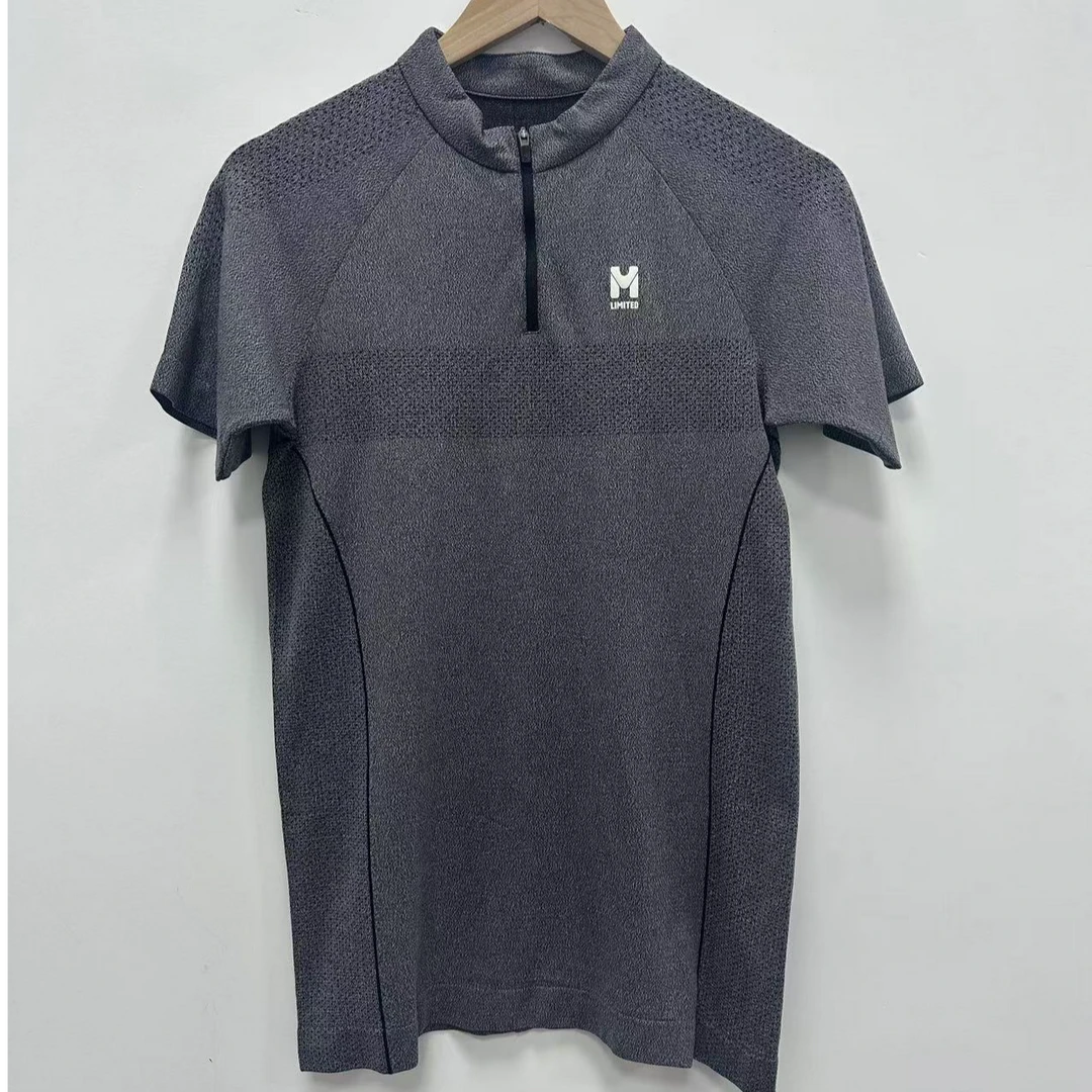 男女款休闲运动户外紧身打底衫短袖F04