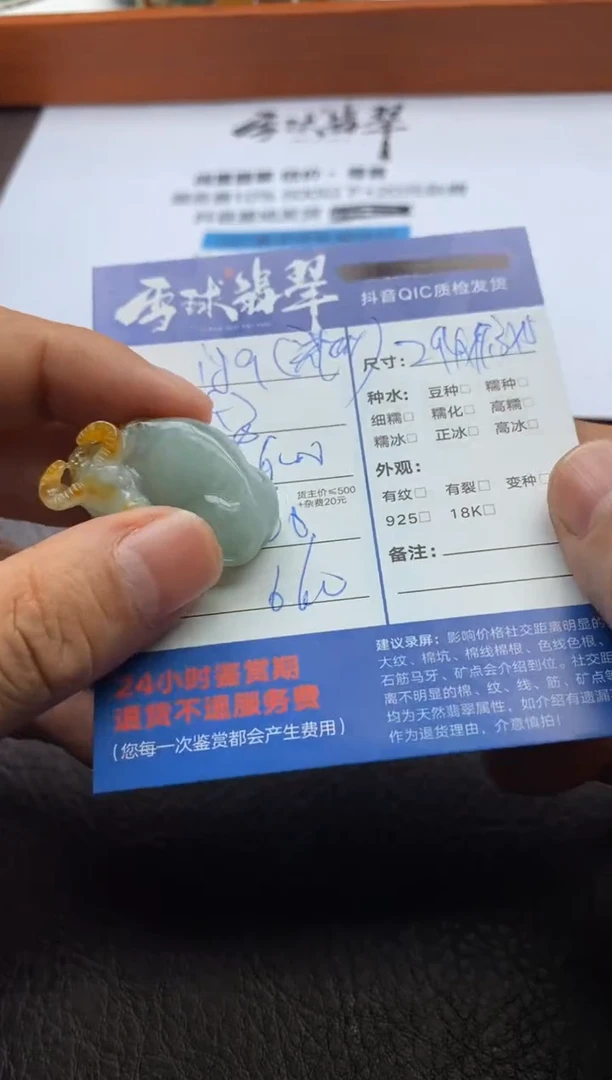 【闪购商品】翡翠颈饰未镶嵌0122142522