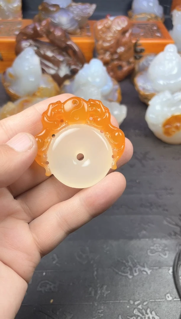【闪购商品】玛瑙/玉髓吊坠未镶嵌1