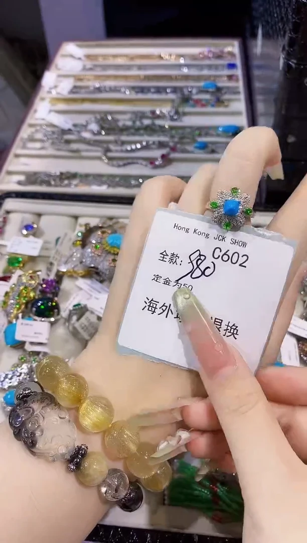 戒指/指环银S925镶嵌钻石香港珠宝展专场不退换