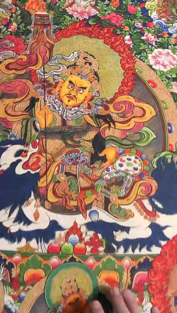 卷轴画路路的唐卡tk160