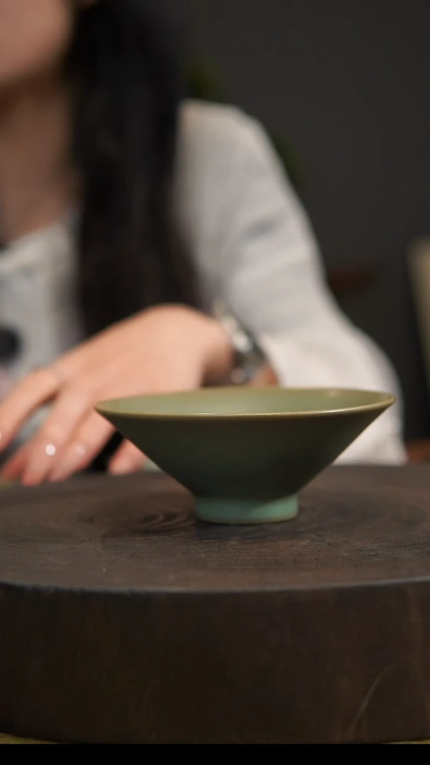 杯子斗笠杯 汝州原产地  原矿老釉