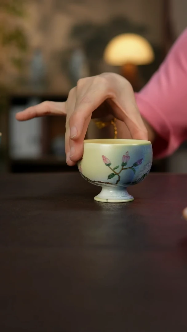 杯景德镇陶瓷杯碗柴烧多人