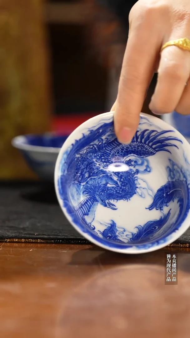 摆件陶瓷【新华网瓷专属】含月阁65