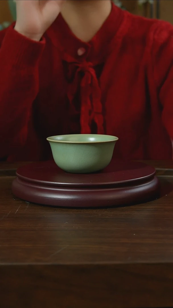 杯子瓷汝州原产地原矿仿古老釉q