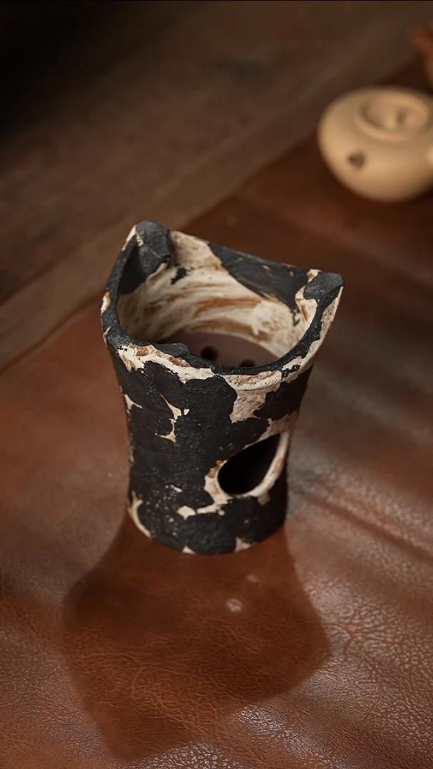 037窑变落灰炭炉