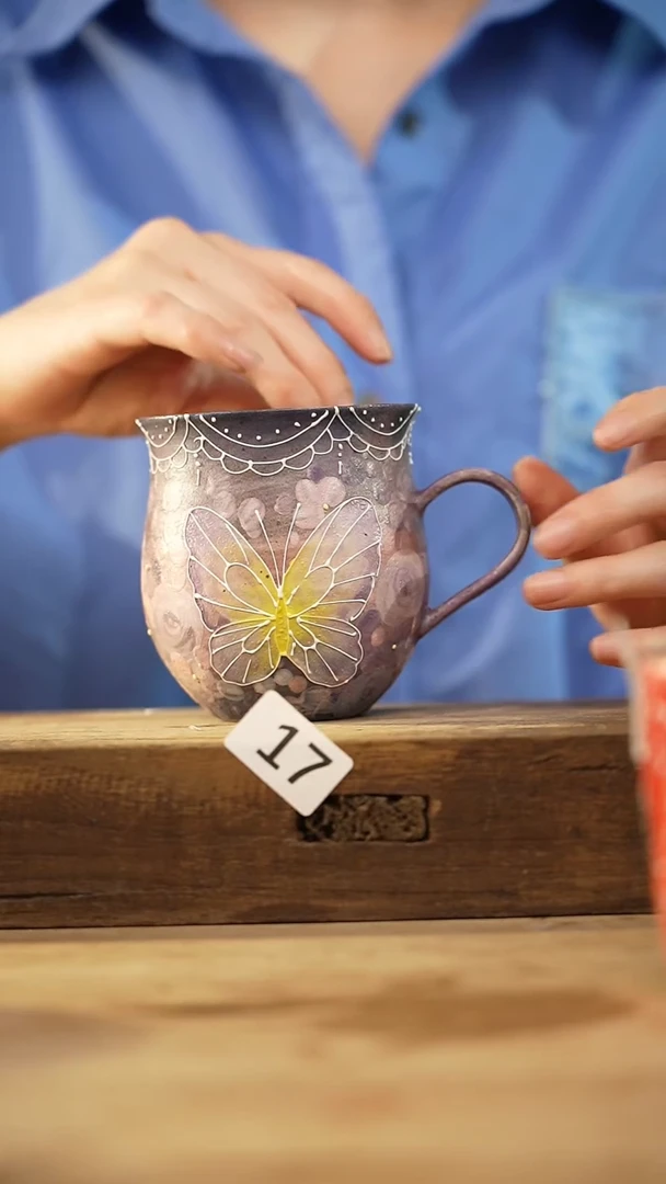 瓷片新品！设计师手作款油画风花卉系列！！！