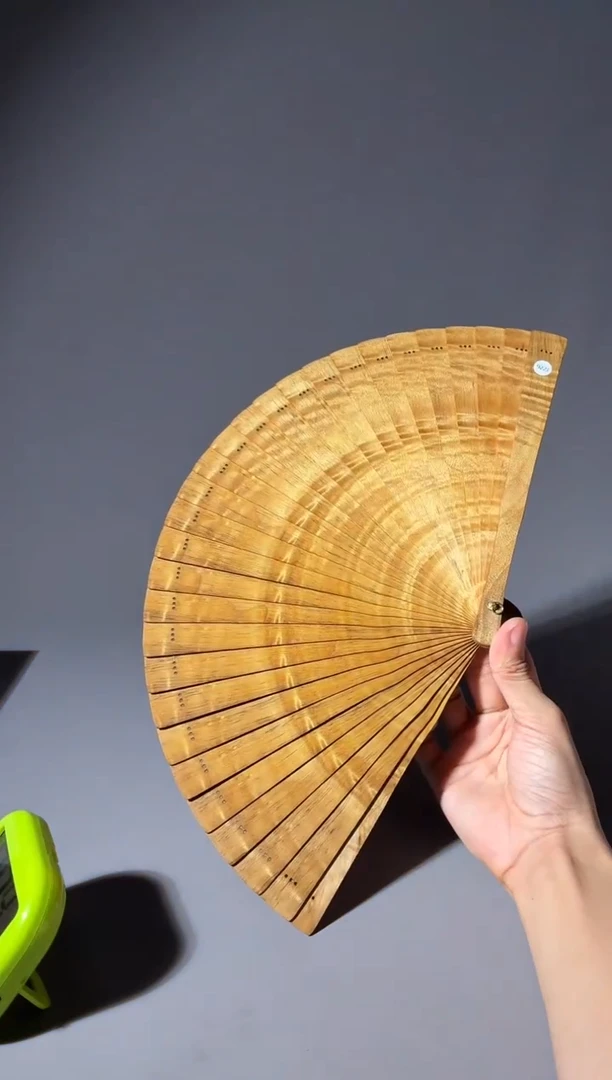 其他楠木（金丝楠）吉**作922号21cm小叶桢楠扇子