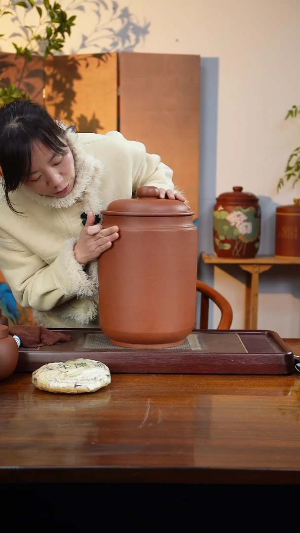 宜兴原矿紫砂茶叶罐