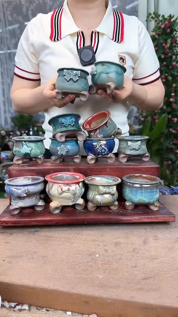 12个大号拇指盆不指定器形顔色