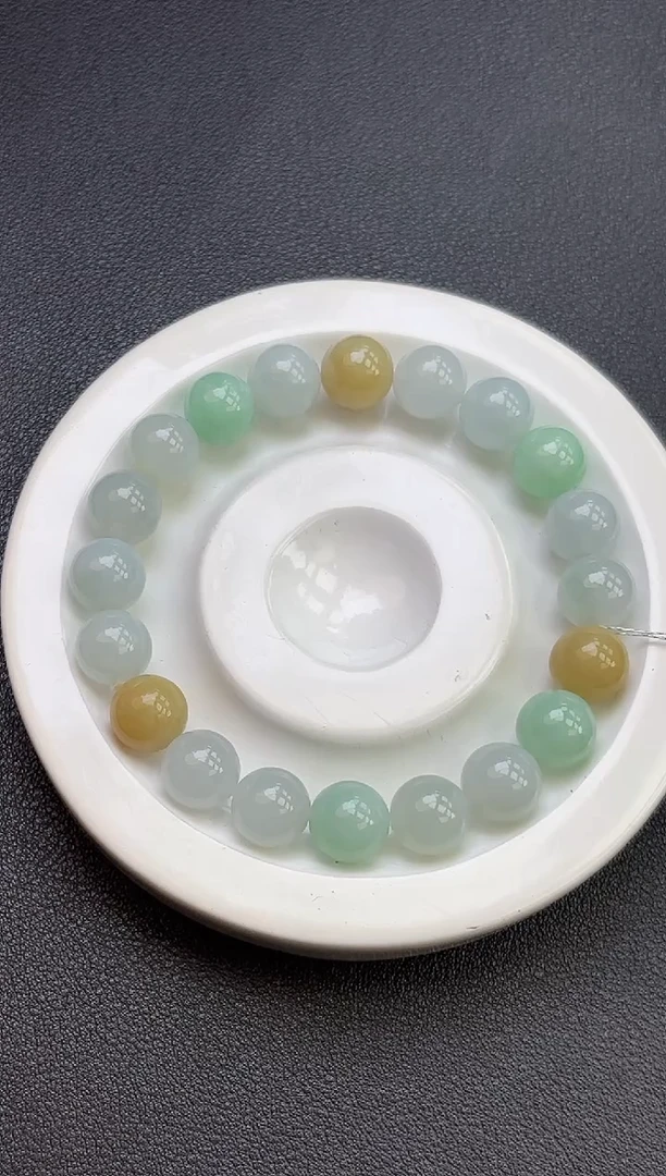 未镶嵌手串翡翠YM956 多宝手串（10m）