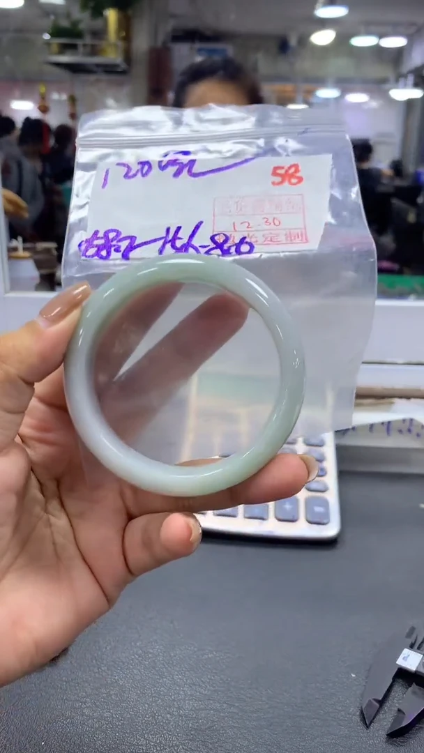 未镶嵌定制翡翠毛货需精细抛光+拍一发一+58