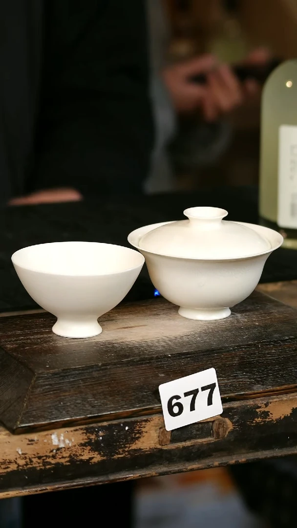 【闪购商品】瓷片盖碗+杯子见山北野见山北野