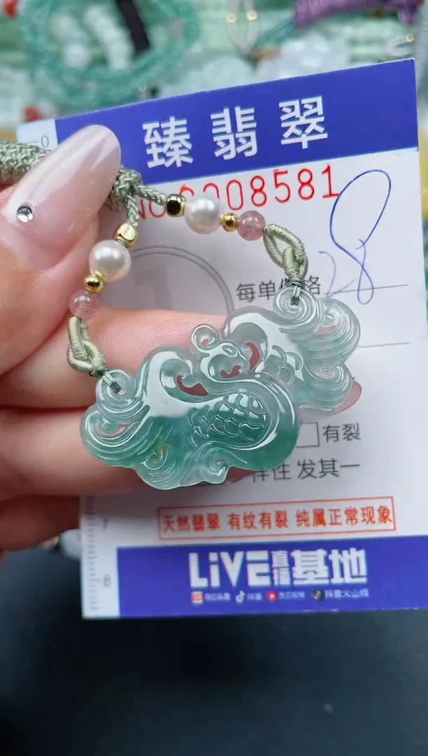 翡翠未镶嵌颈饰.0008581