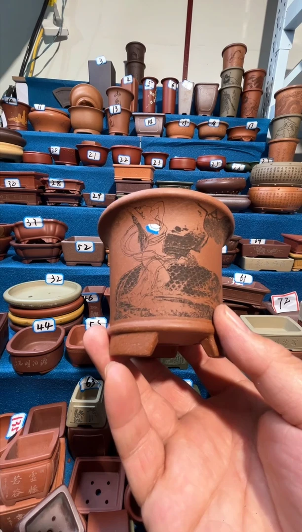 【闪购商品】紫砂紫砂花盆7.5*7.5